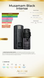 Musaman Black Intense - Lattafa, imagem 3
